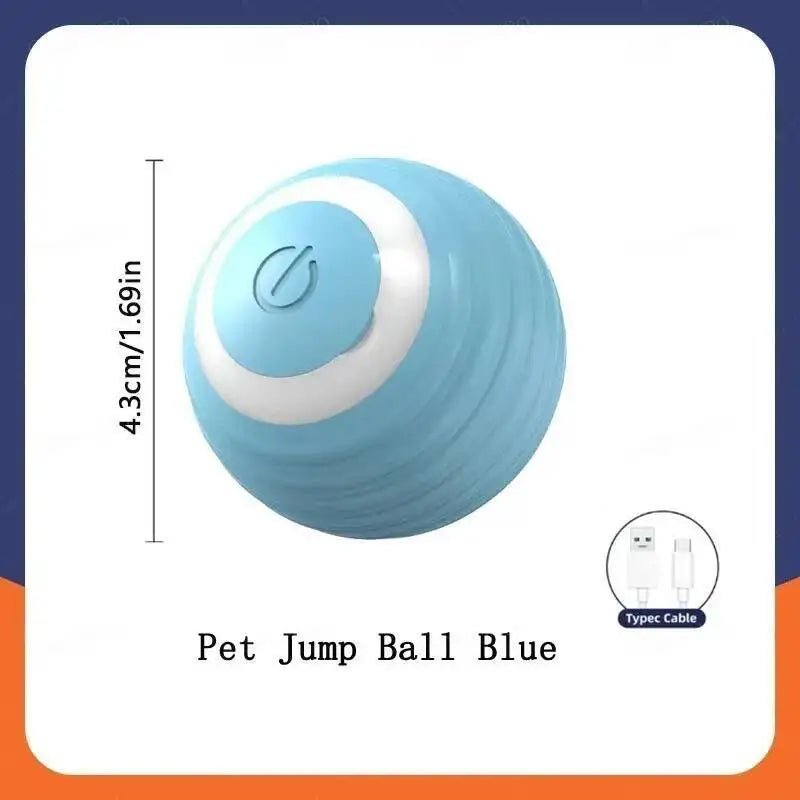 Smart Dog Toy Ball Electronic Interactive Pet Toy Moving Ball USB Automatic Moving Jumping Bouncing-AMAZON FACTORY