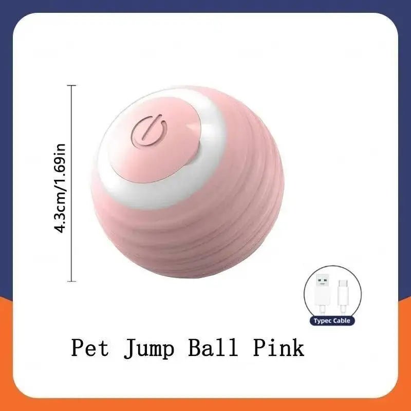Smart Dog Toy Ball Electronic Interactive Pet Toy Moving Ball USB Automatic Moving Jumping Bouncing-AMAZON FACTORY