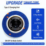 Smart Interactive Dog Toy, E-TPU Toy Ball for Aggressive Chewers, Automatic Moving, Rechargeable Ball for Small/M-AMAZON FACTORY
