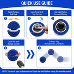 Smart Interactive Dog Toy, E-TPU Toy Ball for Aggressive Chewers, Automatic Moving, Rechargeable Ball for Small/M-AMAZON FACTORY