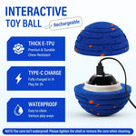 Smart Interactive Dog Toy, E-TPU Toy Ball for Aggressive Chewers, Automatic Moving, Rechargeable Ball for Small/M-AMAZON FACTORY