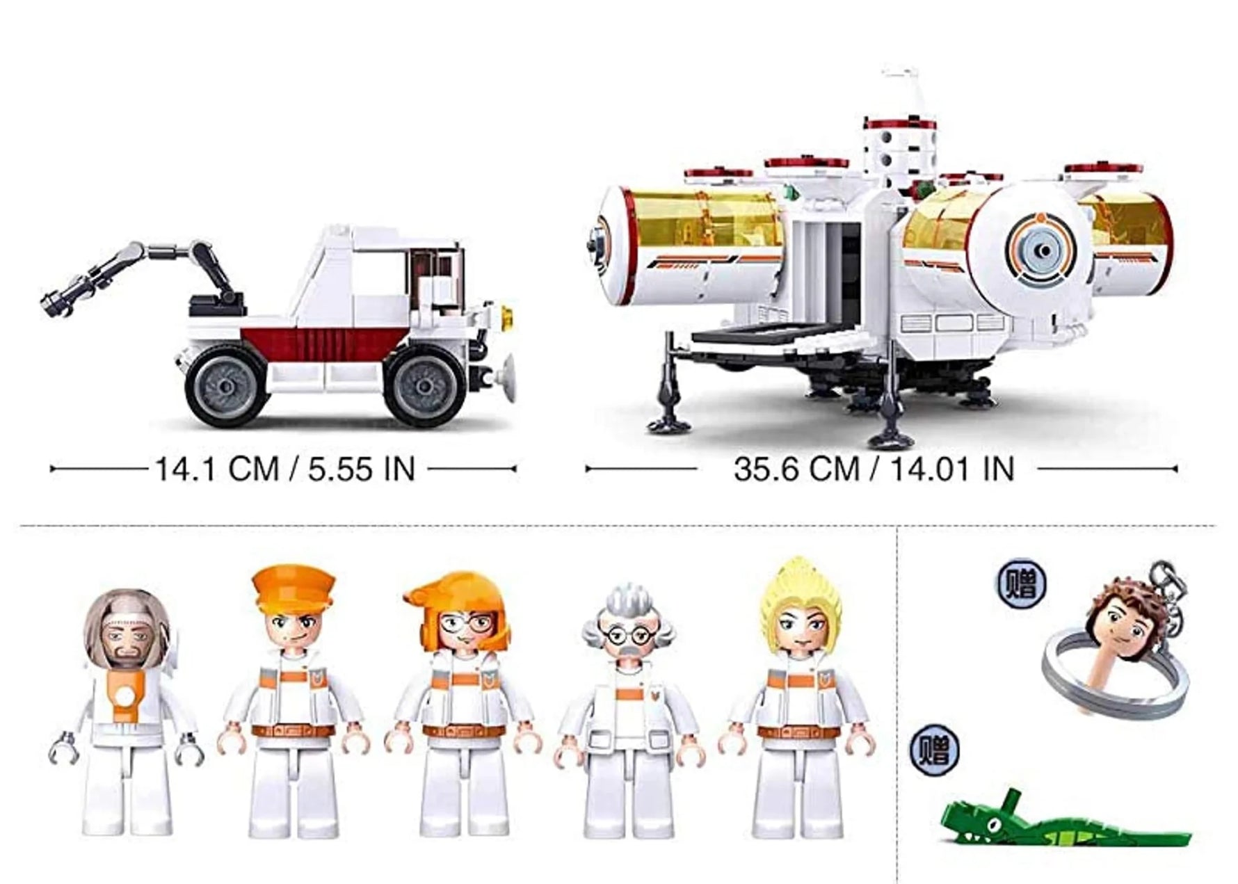 Space Colony Base Building Brick Kit (642 Pcs)-AMAZON FACTORY