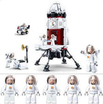 Space Rocket Base Building Brick Kit (733 Pcs)-AMAZON FACTORY