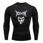Sportswear for Men Gym Anime Berserker Men Compression T-shirt Sports Tights Fitness Long Sleeve Running Training Sportswear - AMAZON FACTORY