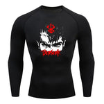 Sportswear for Men Gym Anime Berserker Men Compression T-shirt Sports Tights Fitness Long Sleeve Running Training Sportswear - AMAZON FACTORY