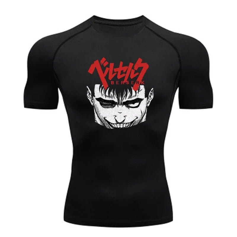 Sportswear for Men Gym Anime Berserker Men Compression T-shirt Sports Tights Fitness Long Sleeve Running Training Sportswear - AMAZON FACTORY