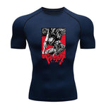 Sportswear for Men Gym Anime Berserker Men Compression T-shirt Sports Tights Fitness Long Sleeve Running Training Sportswear - AMAZON FACTORY