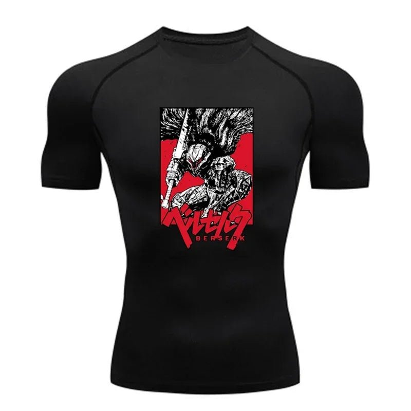 Sportswear for Men Gym Anime Berserker Men Compression T-shirt Sports Tights Fitness Long Sleeve Running Training Sportswear - AMAZON FACTORY