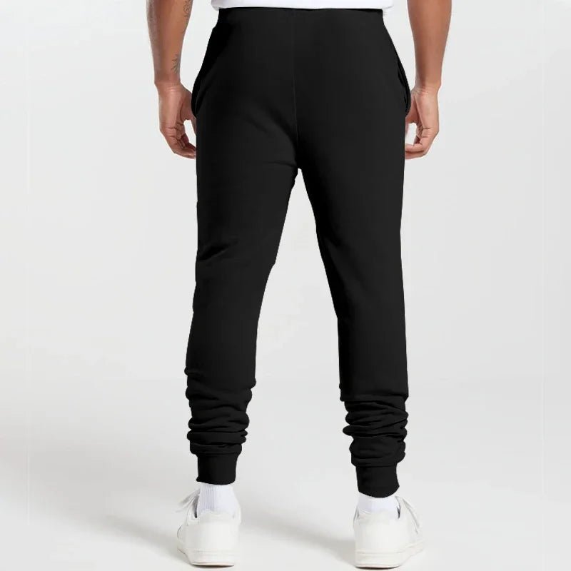Spring Autumn New Men's 2-Piece Set, Casual Sportswear Printed Hooded Zipper Jacket & Pants, Fashion Men's Outfit-AMAZON FACTORY