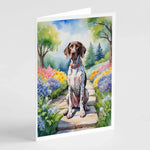Spring Path Greeting Cards - Size: 5X7 | Pack Of: 8 | Collection name: Spring path - AMAZON FACTORY