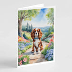 Spring Path Greeting Cards - Size: 5X7 | Pack Of: 8 | Collection name: Spring path - AMAZON FACTORY