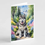 Spring Path Greeting Cards - Size: 5X7 | Pack Of: 8 | Collection name: Spring path - AMAZON FACTORY