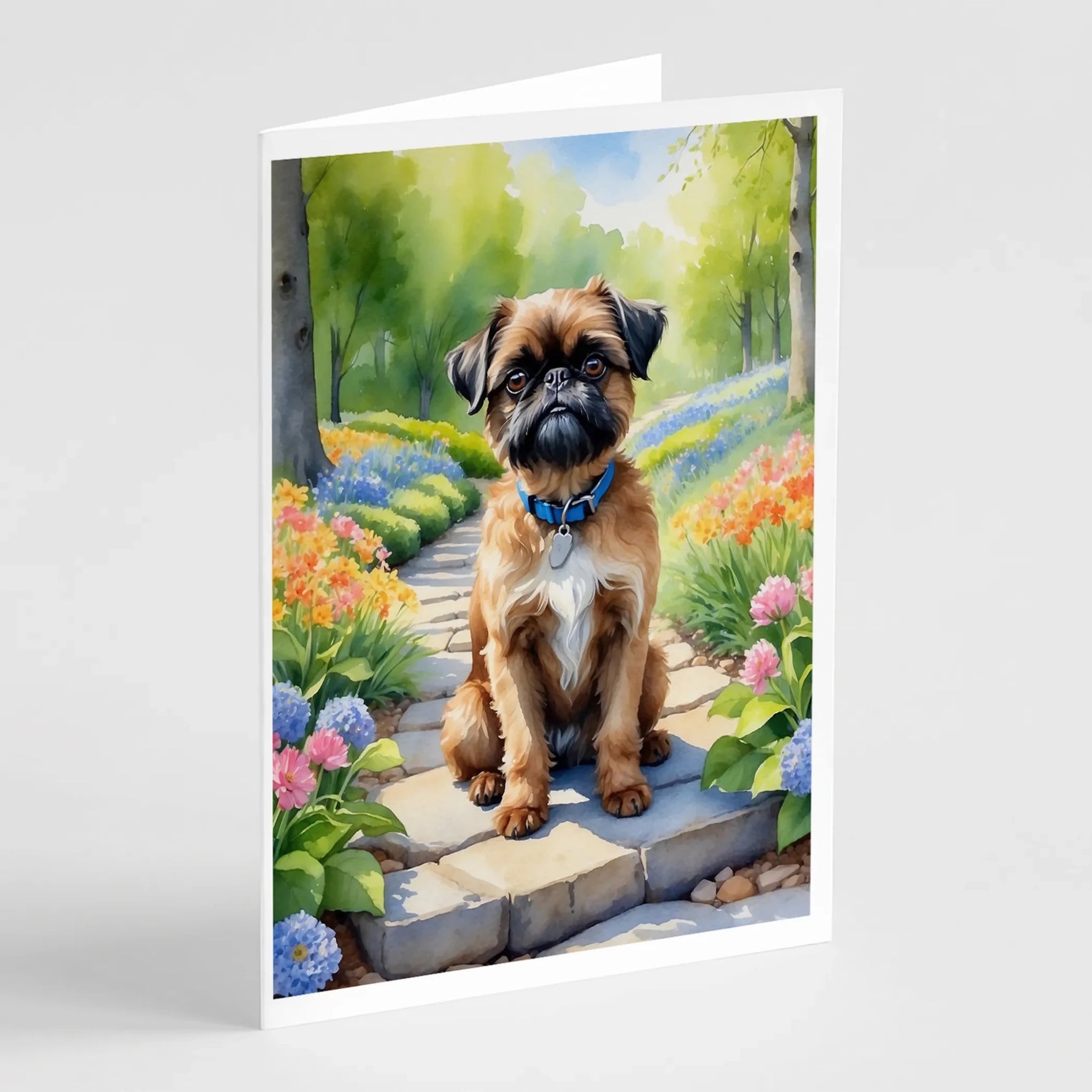 Spring Path Greeting Cards - Size: 5X7 | Pack Of: 8 | Collection name: Spring path - AMAZON FACTORY