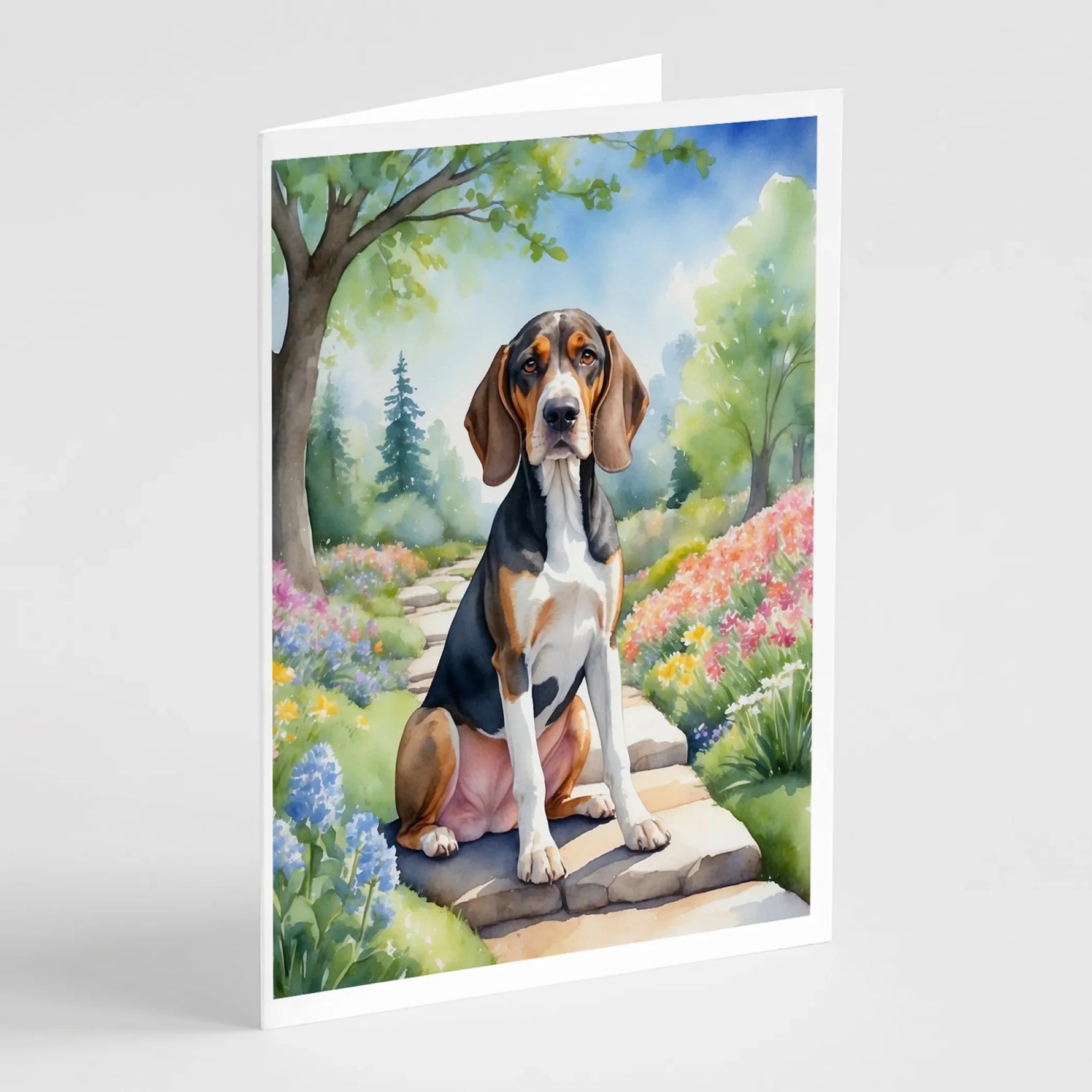 Spring Path Greeting Cards - Size: 5X7 | Pack Of: 8 | Collection name: Spring path - AMAZON FACTORY