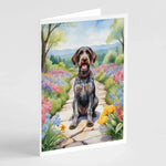 Spring Path Greeting Cards - Size: 5X7 | Pack Of: 8 | Collection name: Spring path - AMAZON FACTORY
