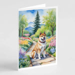 Spring Path Greeting Cards - Size: 5X7 | Pack Of: 8 | Collection name: Spring path - AMAZON FACTORY