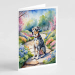 Spring Path Greeting Cards - Size: 5X7 | Pack Of: 8 | Collection name: Spring path - AMAZON FACTORY