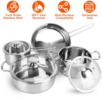 Stainless Steel Cookware Set-AMAZON FACTORY