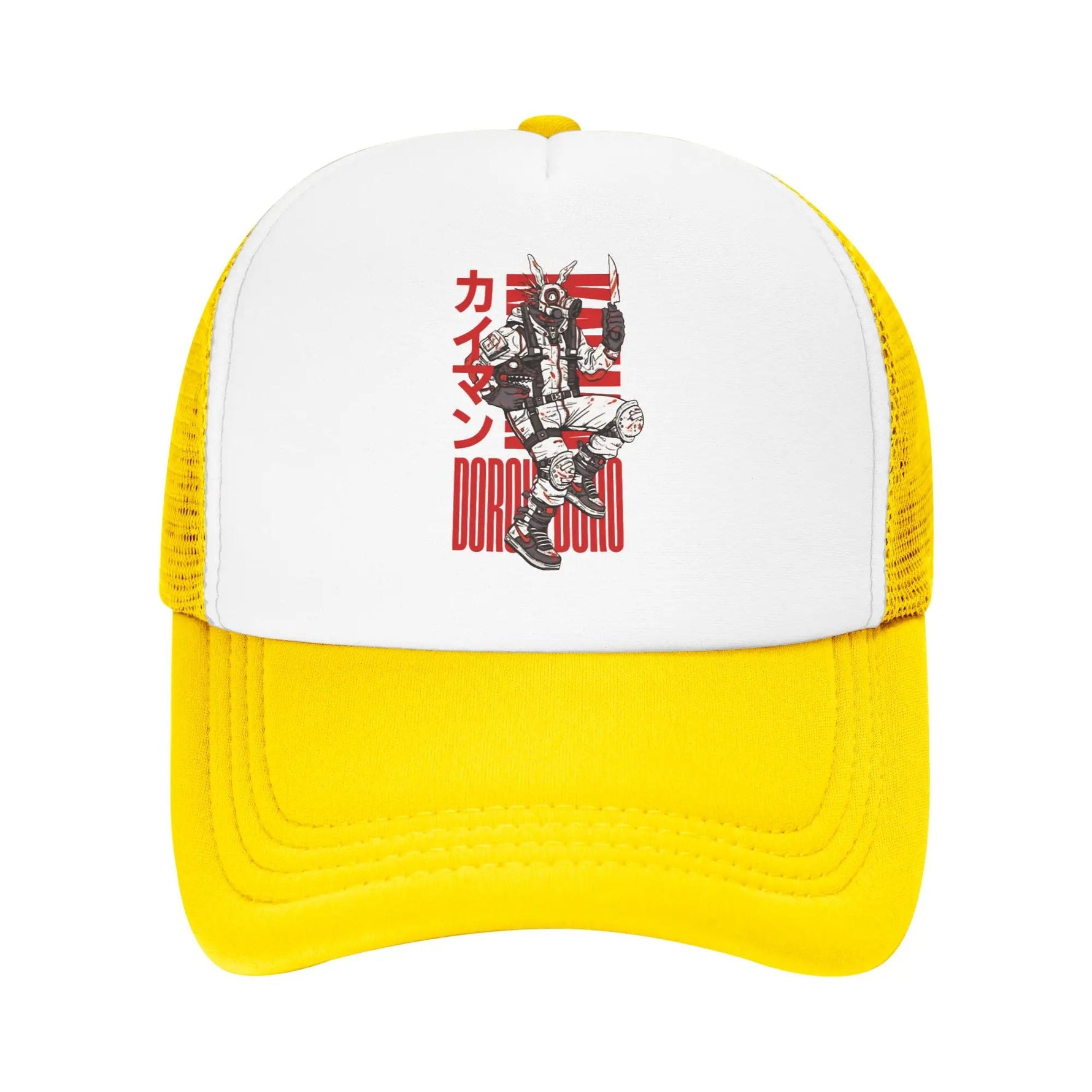 Summer Mesh Sun Hats Dorohedoro Kaiman Anime Baseball Cap Men Design Outdoor Sports Breathable Baseball Caps-AMAZON FACTORY