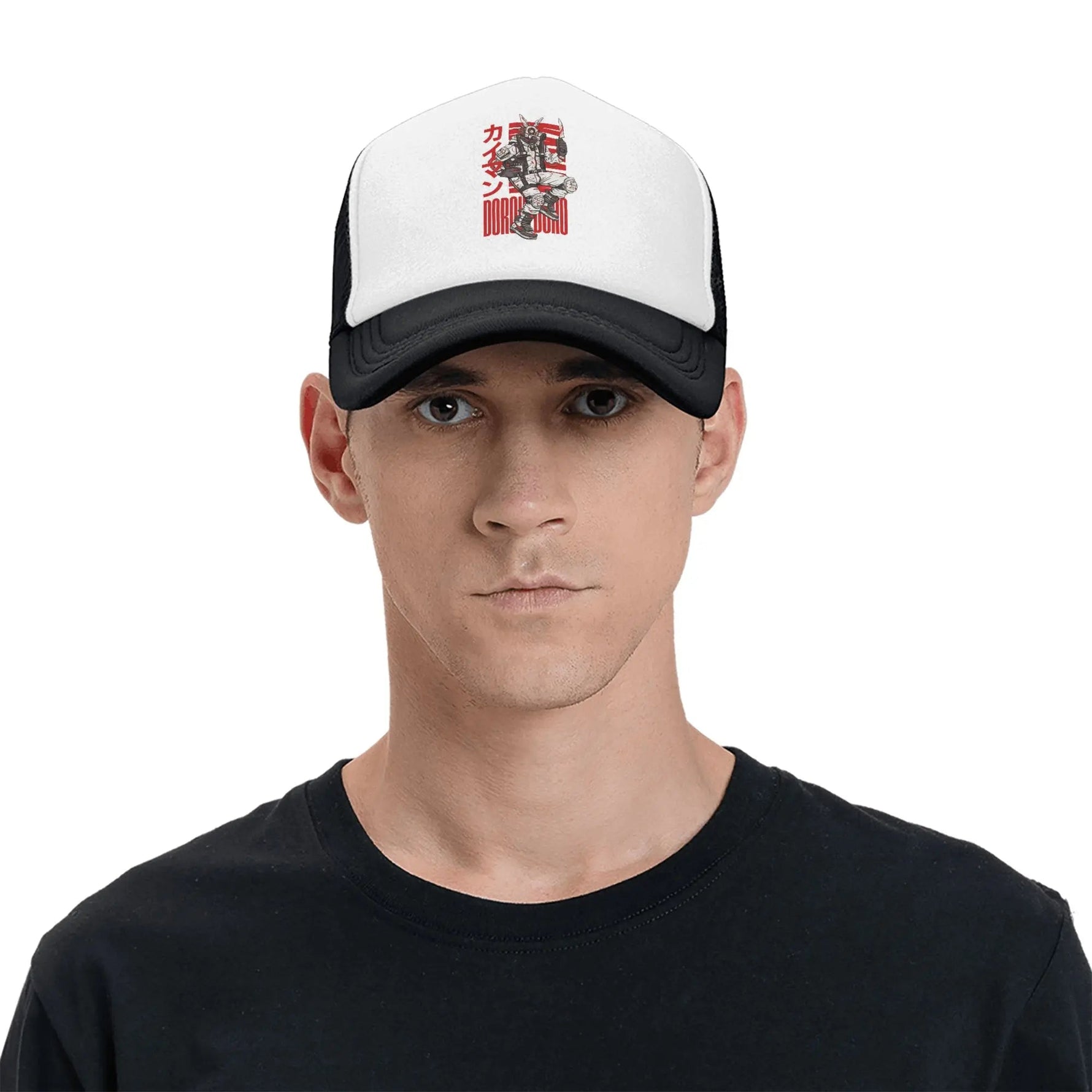 Summer Mesh Sun Hats Dorohedoro Kaiman Anime Baseball Cap Men Design Outdoor Sports Breathable Baseball Caps-AMAZON FACTORY