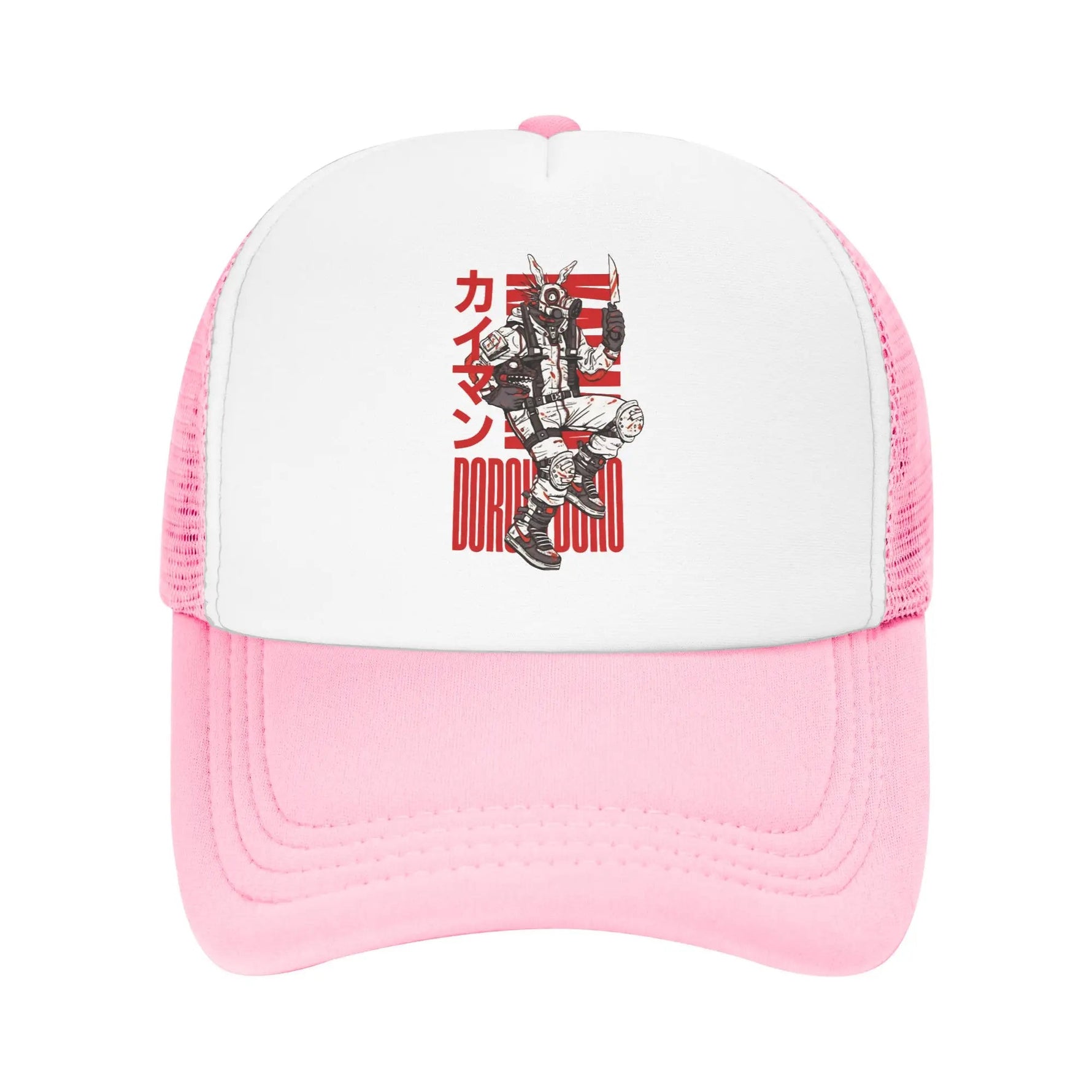 Summer Mesh Sun Hats Dorohedoro Kaiman Anime Baseball Cap Men Design Outdoor Sports Breathable Baseball Caps-AMAZON FACTORY