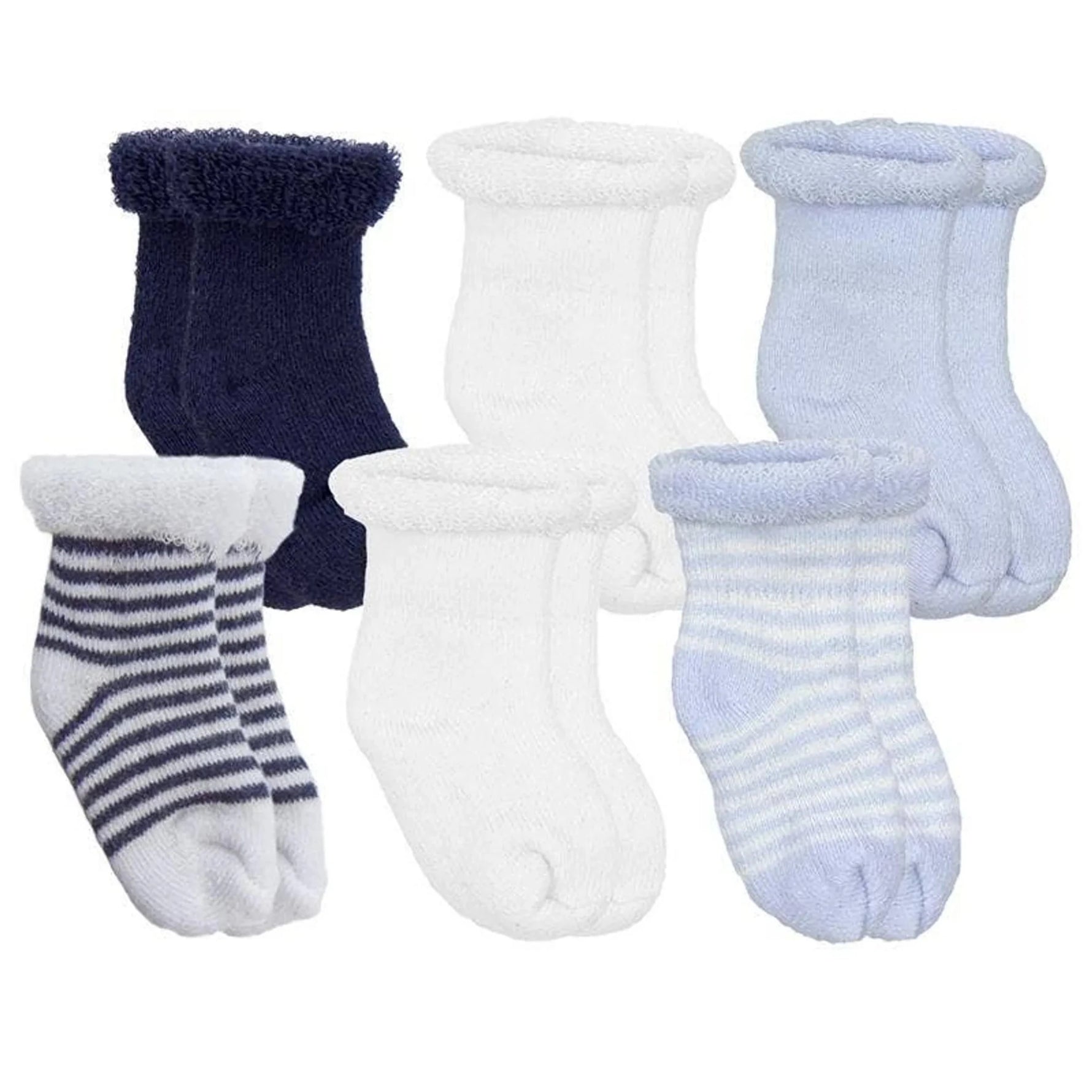 Terry Socks 6Pk-AMAZON FACTORY