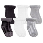 Terry Socks 6Pk-AMAZON FACTORY