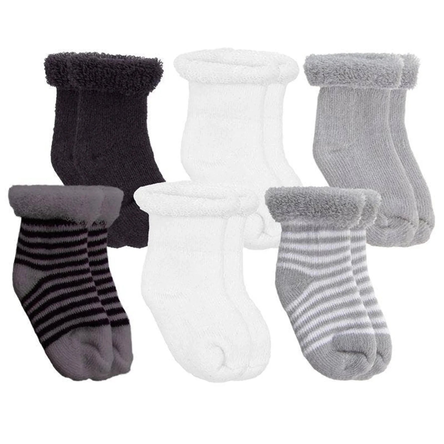 Terry Socks 6Pk-AMAZON FACTORY