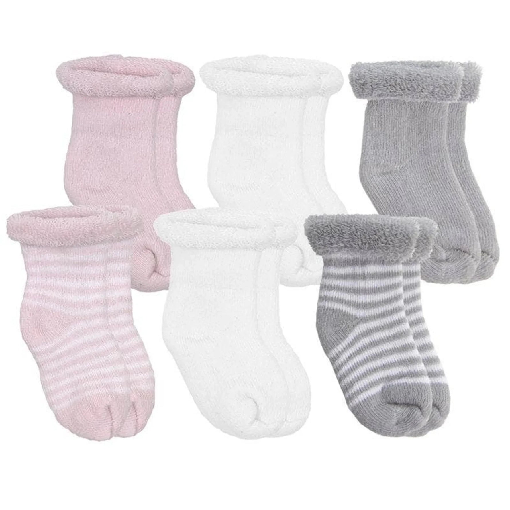 Terry Socks 6Pk-AMAZON FACTORY