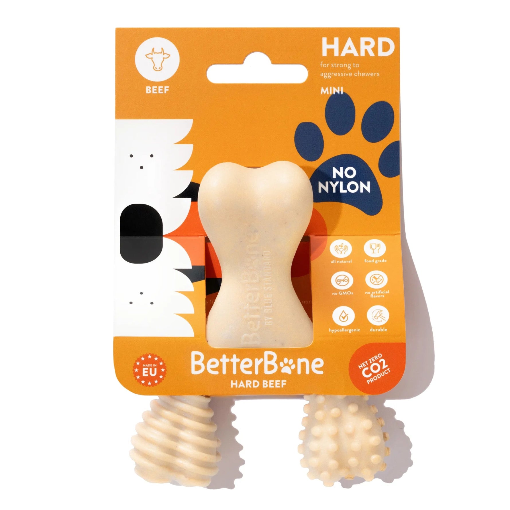 The Amazon Factory Hard Beef Dog Chew Toy