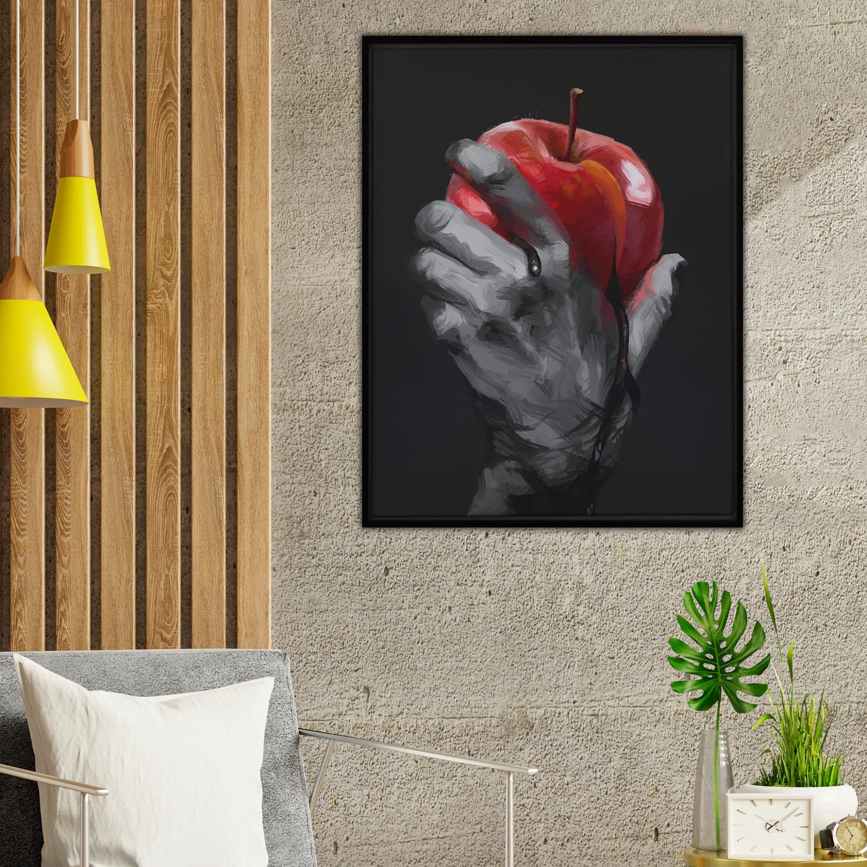 The Apple Art Print - Color: Multi | Pack Of: 1 - AMAZON FACTORY