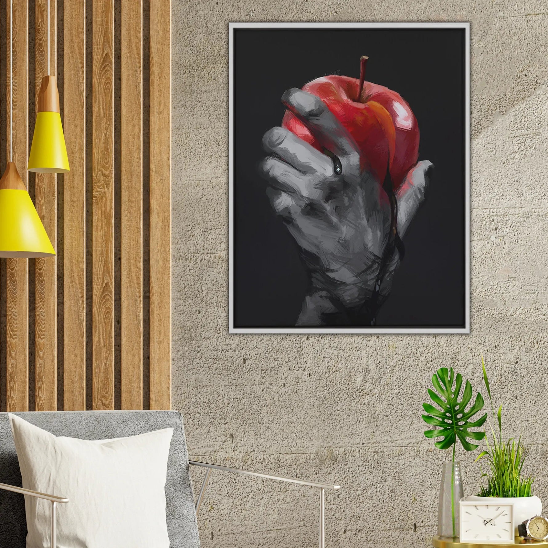 The Apple Art Print - Color: Multi | Pack Of: 1 - AMAZON FACTORY