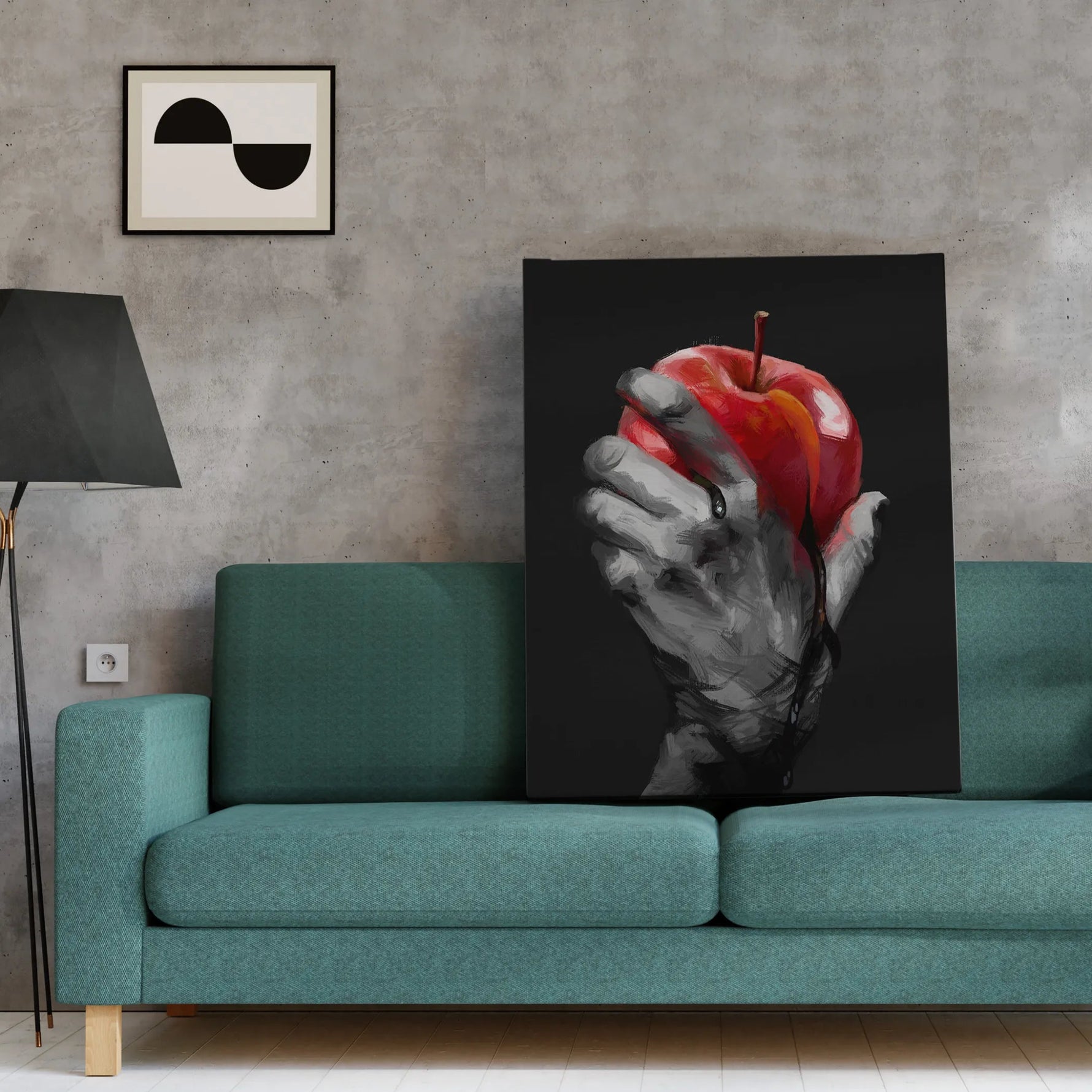 The Apple Art Print - Color: Multi | Pack Of: 1 - AMAZON FACTORY