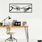 The Creation of Adam Metal Wall Art-AMAZON FACTORY