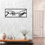 The Creation of Adam Metal Wall Art-AMAZON FACTORY