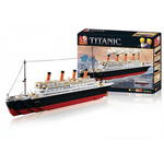 Titanic (Large Model) Building Brick Kit with Jack and Rose Figures (1012 Pcs)-AMAZON FACTORY