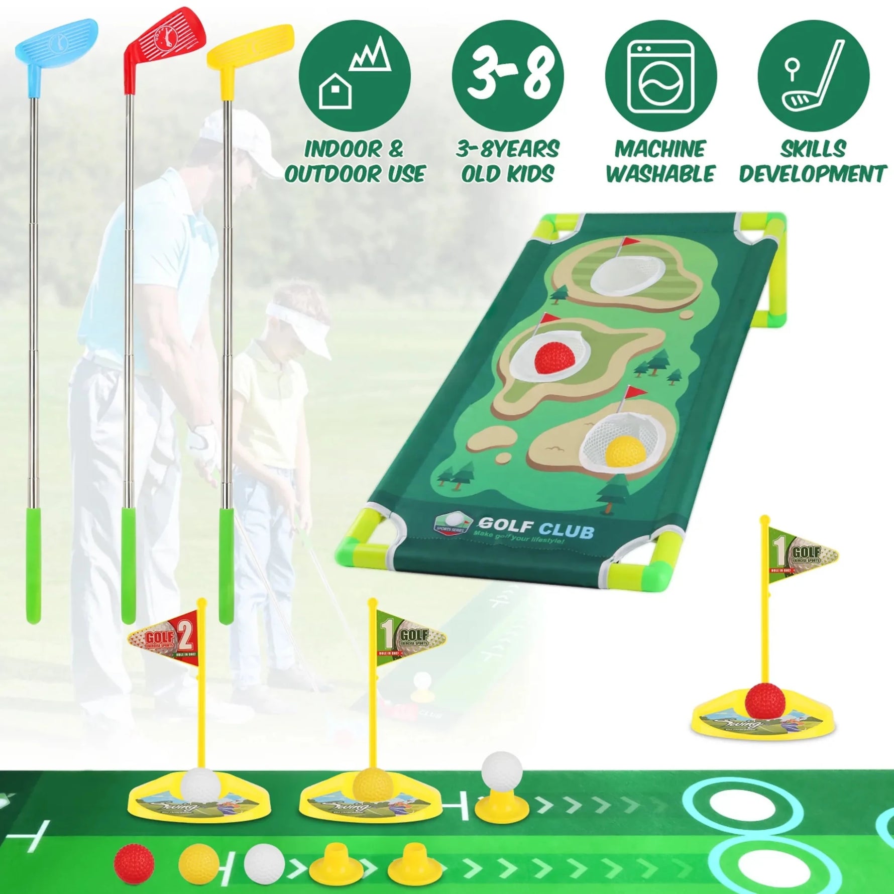 Toddler Golf Club Toy Set-AMAZON FACTORY