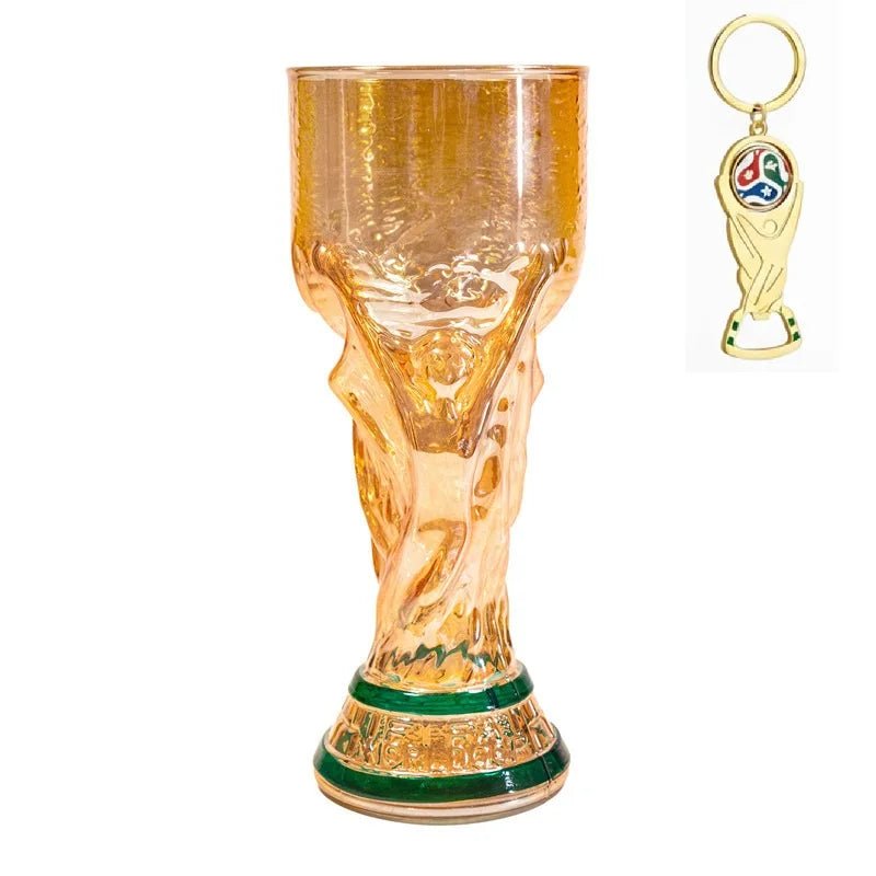 Trophy Beer Glass for World Cup 2026, Premium Soccer Themed Beer Glasses, for Game Day Parties, Man Cave & Football Fan Gifts-AMAZON FACTORY