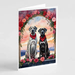 Two Hearts Greeting Cards - Size: 5X7 | Pack Of: 8 | Collection name: Two hearts-AMAZON FACTORY