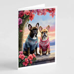 Two Hearts Greeting Cards - Size: 5X7 | Pack Of: 8 | Collection name: Two hearts-AMAZON FACTORY