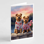 Two Hearts Greeting Cards - Size: 5X7 | Pack Of: 8 | Collection name: Two hearts-AMAZON FACTORY