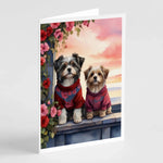 Two Hearts Greeting Cards - Size: 5X7 | Pack Of: 8 | Collection name: Two hearts-AMAZON FACTORY