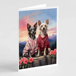 Two Hearts Greeting Cards - Size: 5X7 | Pack Of: 8 | Collection name: Two hearts-AMAZON FACTORY
