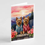 Two Hearts Greeting Cards - Size: 5X7 | Pack Of: 8 | Collection name: Two hearts-AMAZON FACTORY