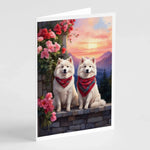 Two Hearts Greeting Cards - Size: 5X7 | Pack Of: 8 | Collection name: Two hearts-AMAZON FACTORY