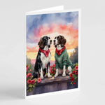 Two Hearts Greeting Cards - Size: 5X7 | Pack Of: 8 | Collection name: Two hearts-AMAZON FACTORY