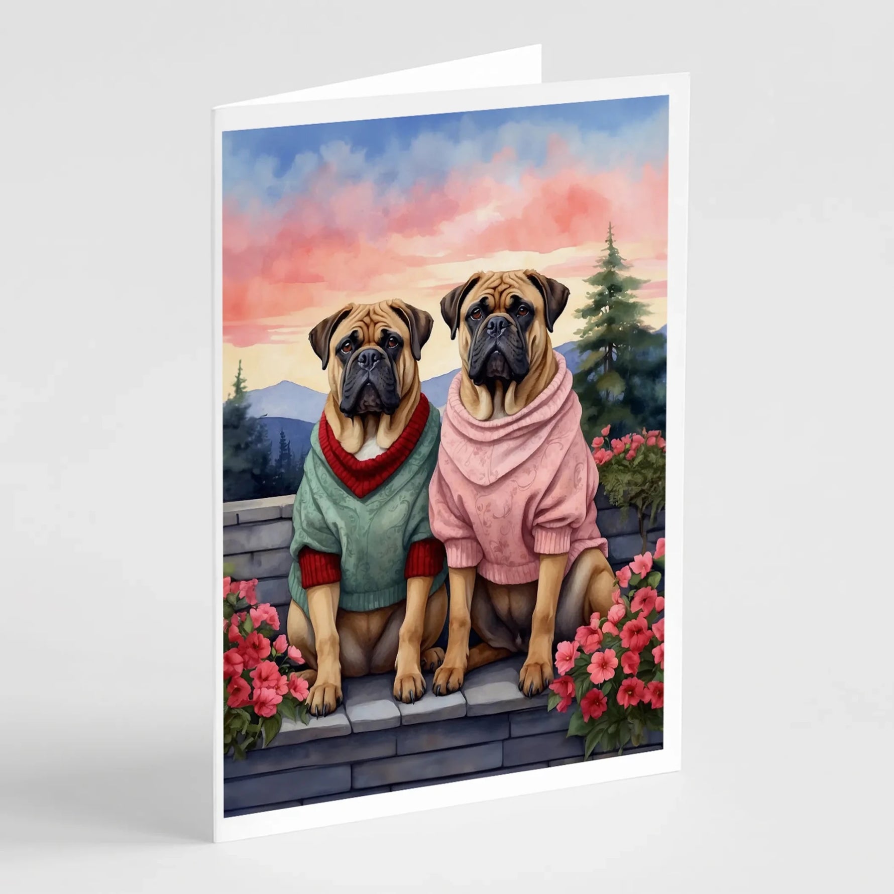 Two Hearts Greeting Cards - Size: 5X7 | Pack Of: 8 | Collection name: Two hearts-AMAZON FACTORY
