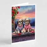 Two Hearts Greeting Cards - Size: 5X7 | Pack Of: 8 | Collection name: Two hearts-AMAZON FACTORY