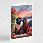 Two Hearts Greeting Cards - Size: 5X7 | Pack Of: 8 | Collection name: Two hearts-AMAZON FACTORY