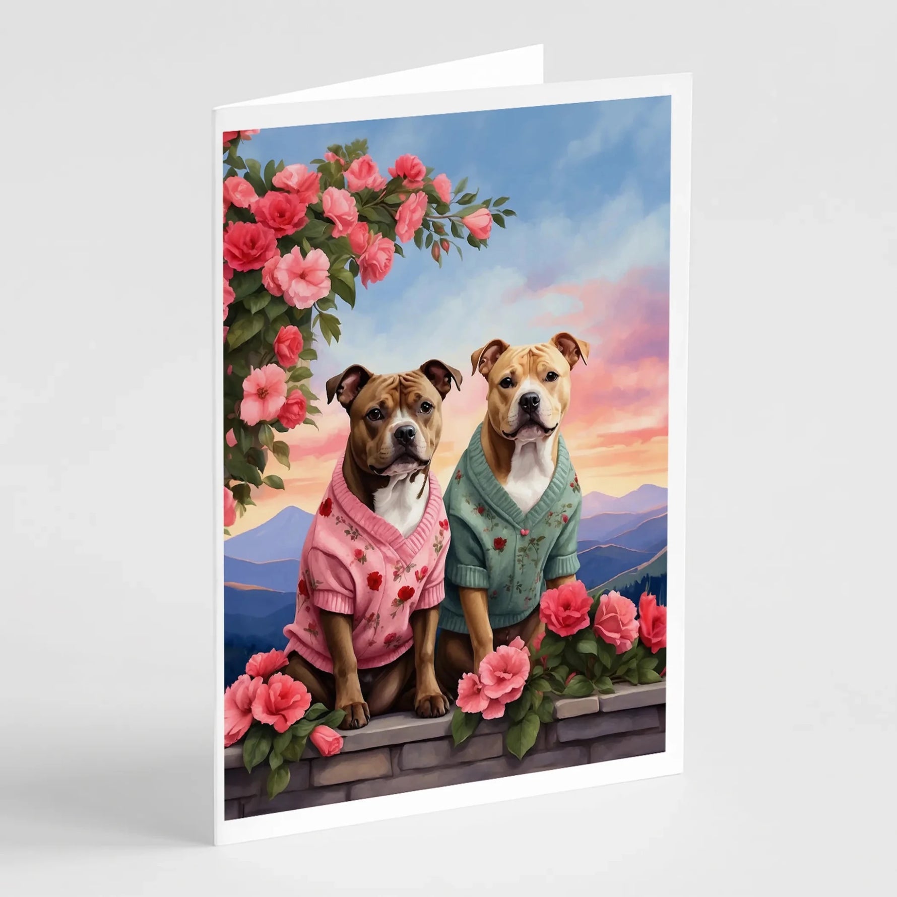 Two Hearts Greeting Cards - Size: 5X7 | Pack Of: 8 | Collection name: Two hearts-AMAZON FACTORY